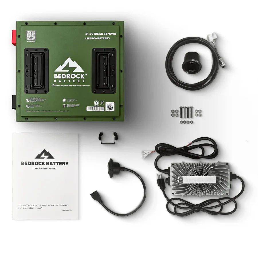 Bedrock 48V 105Ah lithium golf cart conversion kit