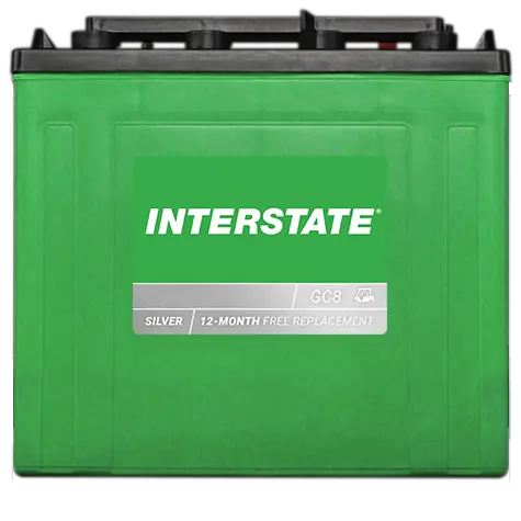 Interstate 8V GC8 deep-cycle golf cart battery