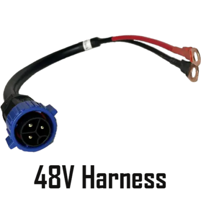 Allied Lithium 48V Universal Snap Charging Harness (Red/Black)