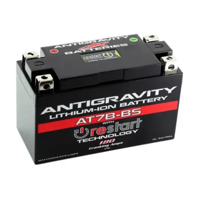 Antigravity AT7B-BS RE-START 12V Lithium Powersports & Lawn Mower Battery - 180 CA (Thin Case)
