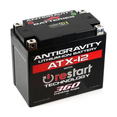 Antigravity ATX12 RE-START 12V Lithium Powersports Battery - 360 CA
