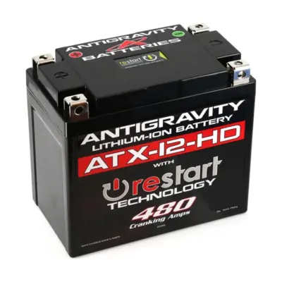 Antigravity ATX12-HD RE-START 12V Lithium Powersports Battery - 480 CA