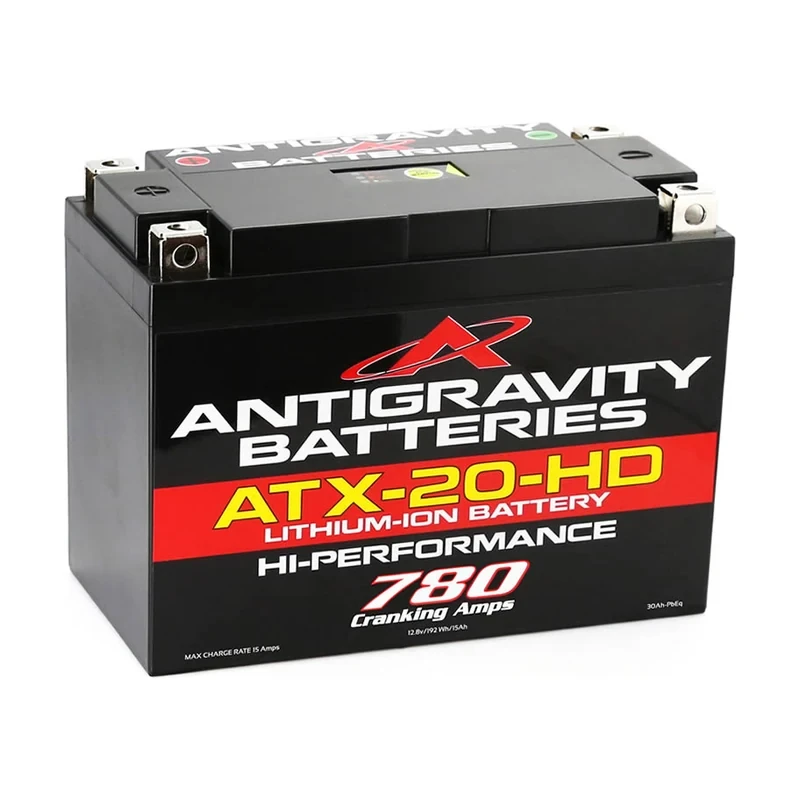 Antigravity ATX20-HD 12V Lithium Powersports Battery - 780 CA, 30Ah