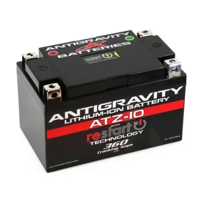 Antigravity ATZ-10 RE-START 12V Lithium Powersports & Lawn Mower Battery - 360 CA