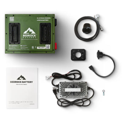 Bedrock Battery 48V 65Ah Lithium Conversion Kit - EZGO TXT
