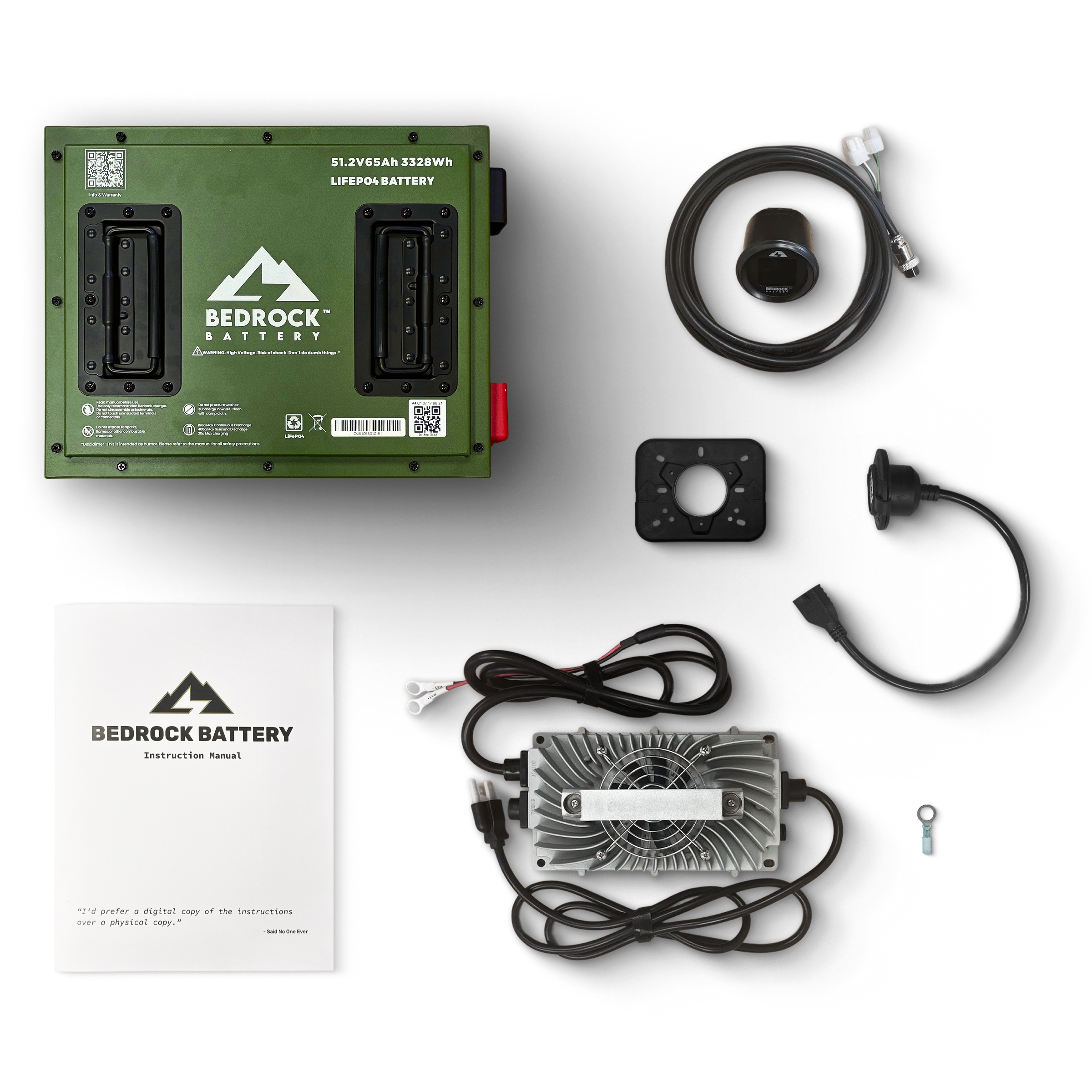 Bedrock Battery 48V 65Ah Lithium Conversion Kit - EZGO TXT