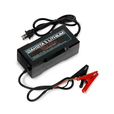 Dakota Lithium 12V 10A Lithium Battery Charger - Portable (Marine, Trolling & RV)