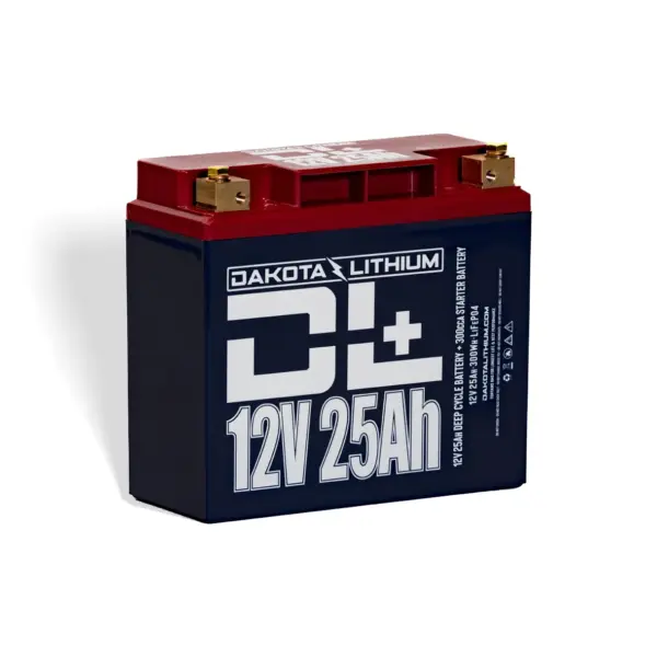 Dakota Lithium DL+ 12V 25Ah Dual Purpose Lithium Powersports & Lawn Mower Battery - 300 CCA
