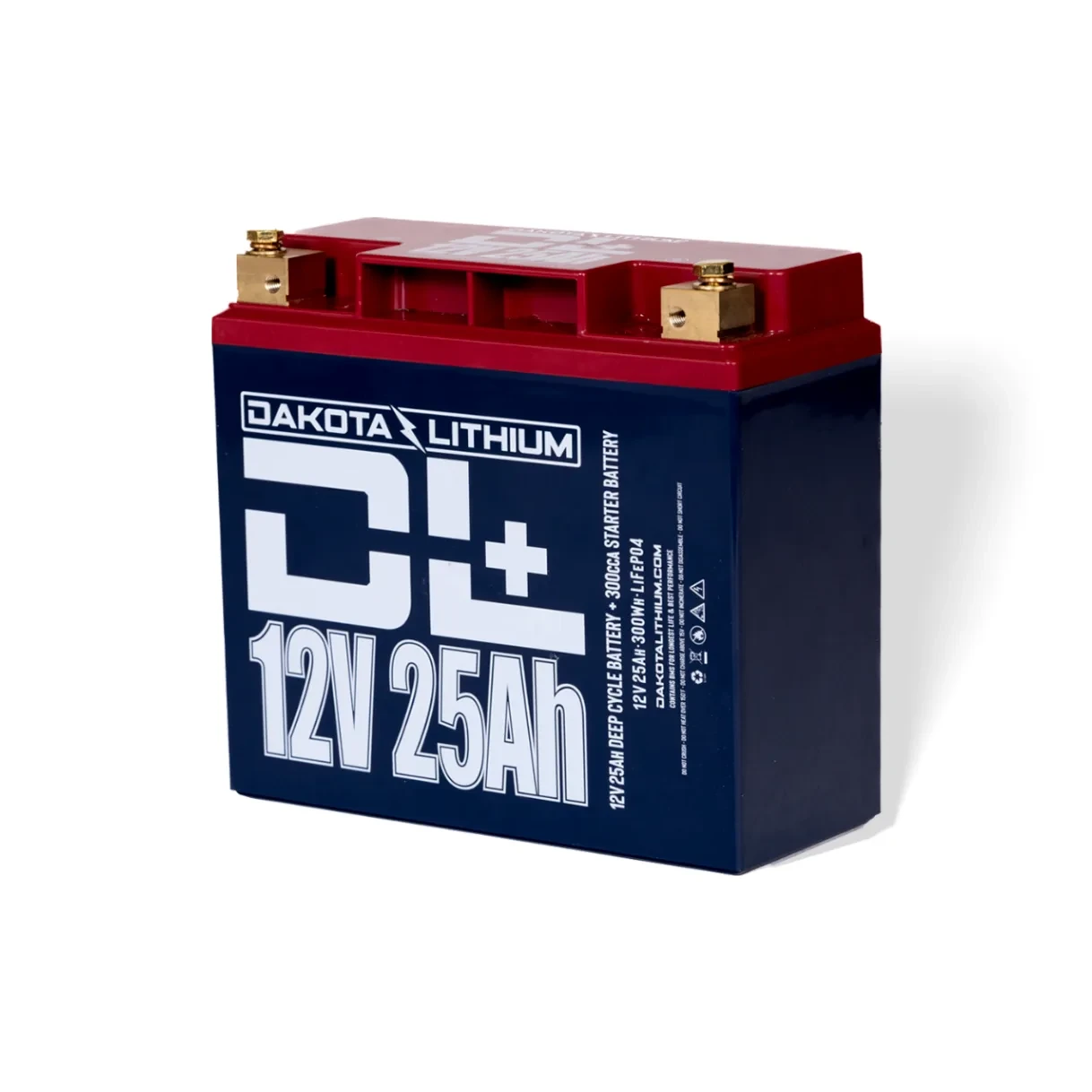 Dakota Lithium DL+ 12V 25Ah Dual Purpose Lithium Powersports & Lawn Mower Battery - 300 CCA - view 3
