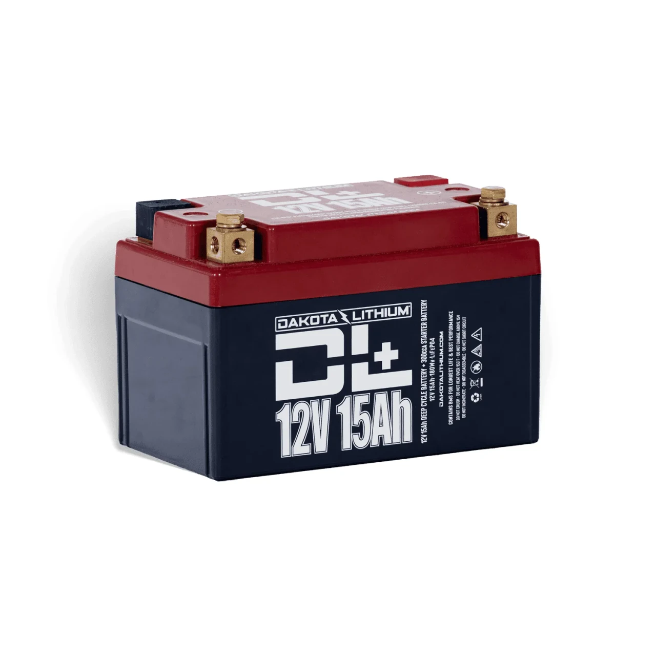 Dakota Lithium DL+ 12V 15Ah Dual Purpose Lithium Motorcycle Battery - 300 CCA