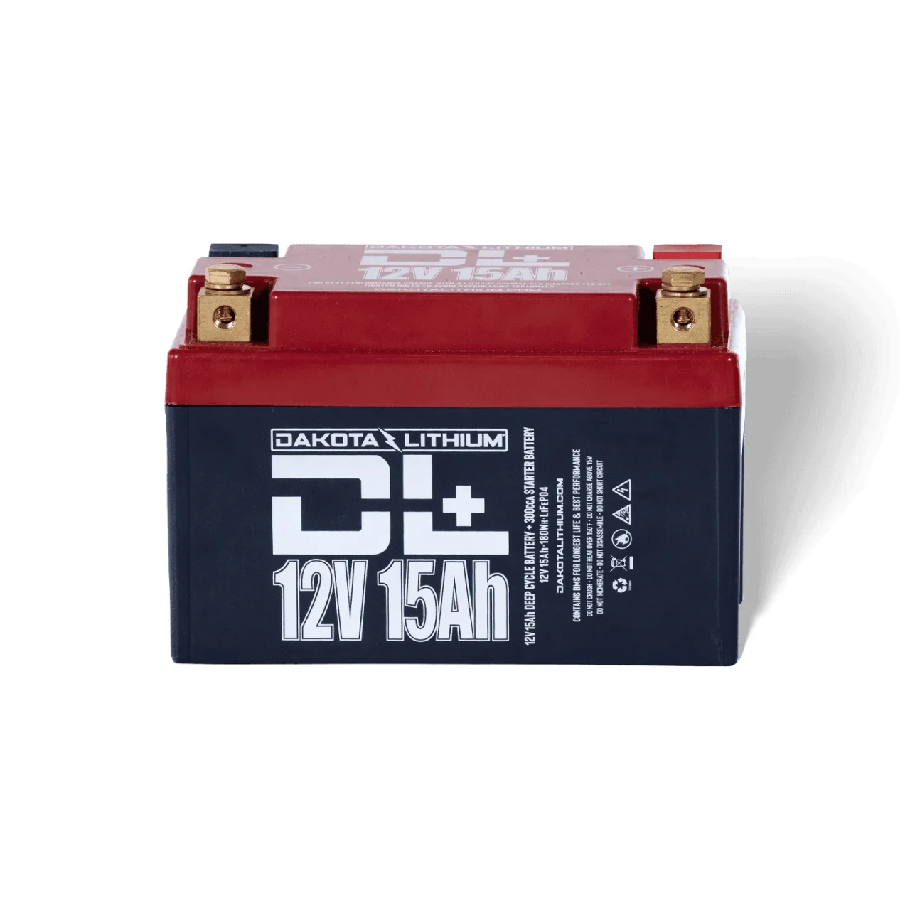 Dakota Lithium DL+ 12V 15Ah Dual Purpose Lithium Motorcycle Battery - 300 CCA - view 2