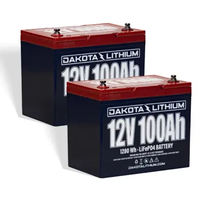Dakota Lithium 24V 100Ah Trolling Motor Lithium Battery Set - 2 x 12V 100Ah