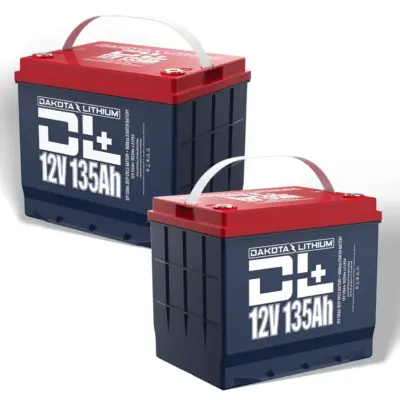 Dakota Lithium 24V 135Ah Trolling Motor Lithium Battery Set - 2 x DL+ 12V 135Ah