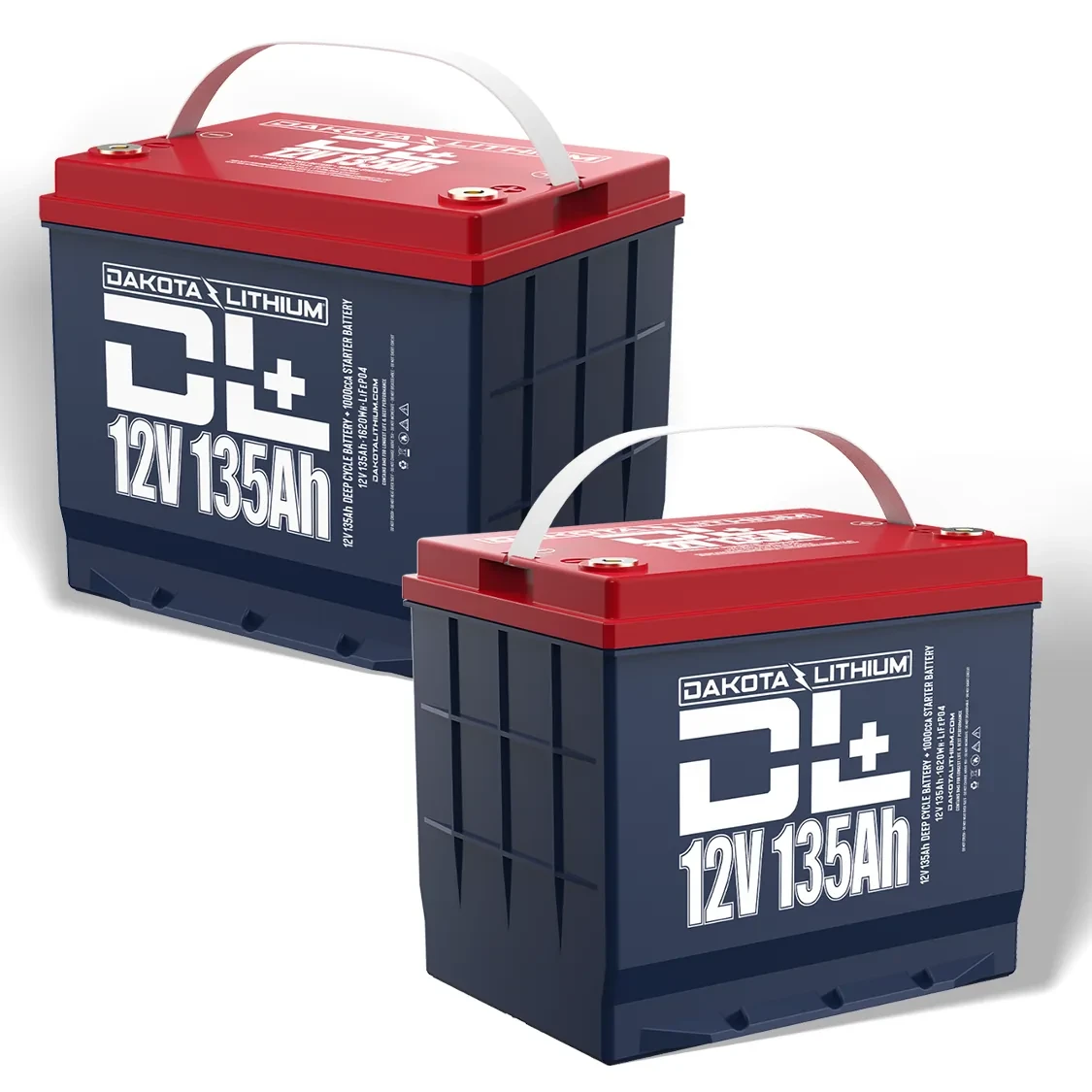 Dakota Lithium 24V 135Ah Trolling Motor Lithium Battery Set - 2 x DL+ 12V 135Ah