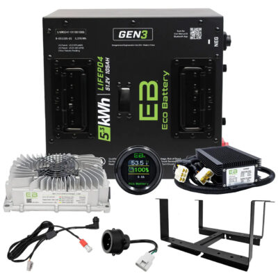 ECO Battery Yamaha Drive (G29) Lithium Conversion Kit - 48V 105Ah (Thru-Hole GEN3)