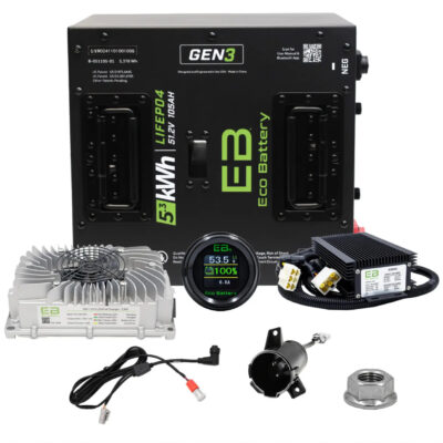 ECO Battery Club Car Precedent Lithium Conversion Kit - 48V 105Ah (Thru-Hole GEN3)