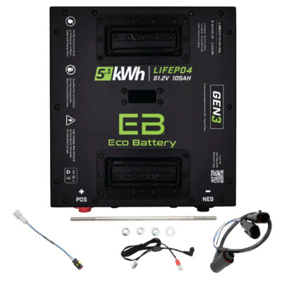 ECO Battery Denago Rover Lithium Replacement Battery - 48V 105Ah (Thru-Hole GEN3)