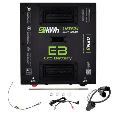 ECO Battery Evolution D-MAX Lithium Replacement Battery - 48V 105Ah (Thru-Hole GEN3)