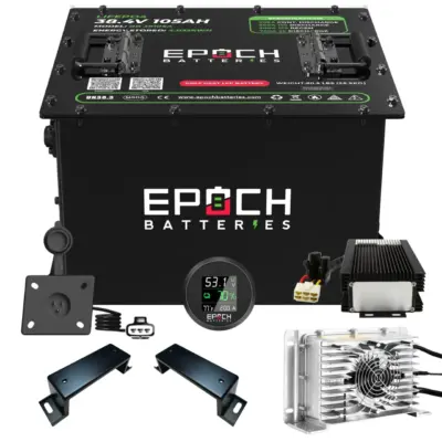 EPOCH Batteries EZGO TXT Lithium Conversion Kit - 36V 105Ah (LiMax)