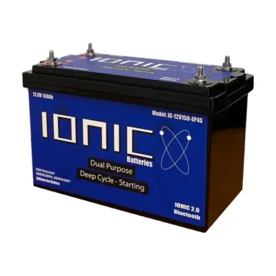Ionic 12V 150Ah Lithium Marine & RV Battery - 1600 CA