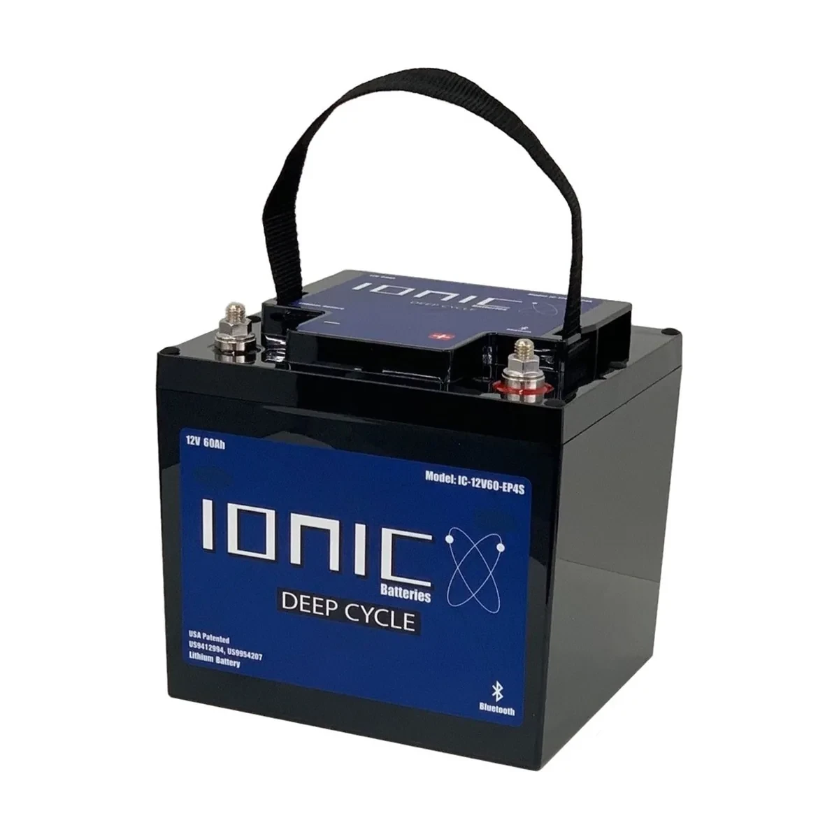 Ionic 12V 60Ah Lithium Trolling Motor & RV Battery with Bluetooth