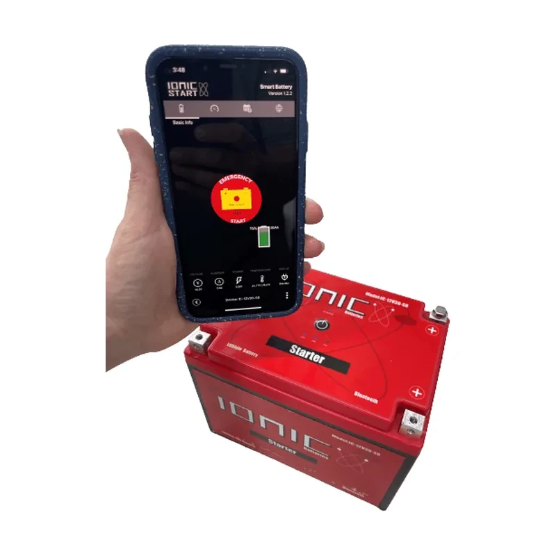 Ionic S8 Group U1 12V Lithium Lawn Mower Starter Battery - 1220 CA (Bluetooth) - view 5