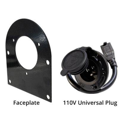 Allied Lithium AC Onboard 110V Charging Plug - Club Car Precedent, Onward, Tempo