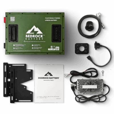 Bedrock Battery 72V 105Ah Lithium Conversion Kit – Other Carts (Universal Kit)