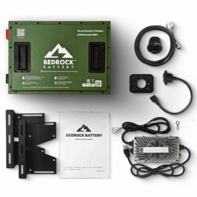 Bedrock Battery 72V 105Ah Lithium Conversion Kit – EZGO TXT