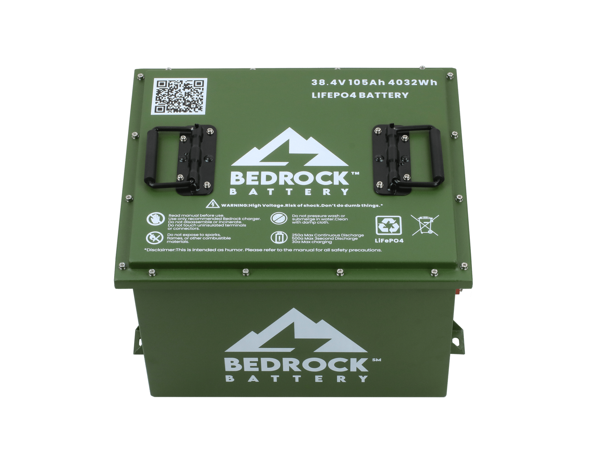 Bedrock Battery 36V 105Ah Lithium Battery - Individual - view 2
