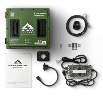 Bedrock Battery 48V 105Ah Compact Lithium Conversion Kit - Yamaha Drive '07-'10