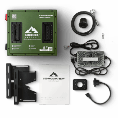 Bedrock Battery 48V 105Ah Compact Lithium Conversion Kit - Other Carts (Universal Kit)