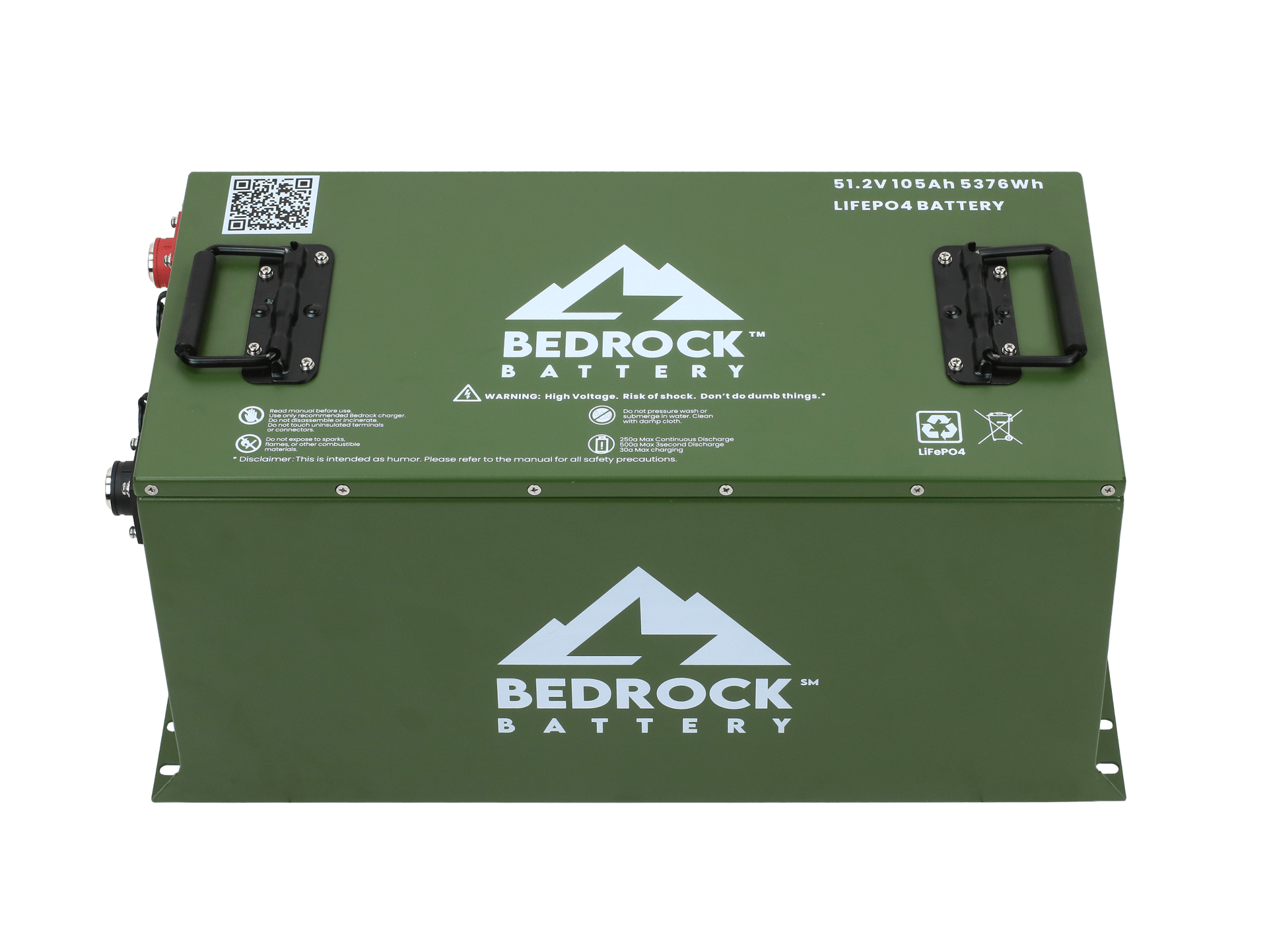 Bedrock Battery 48V 105Ah Slim Lithium Battery - Individual - view 2