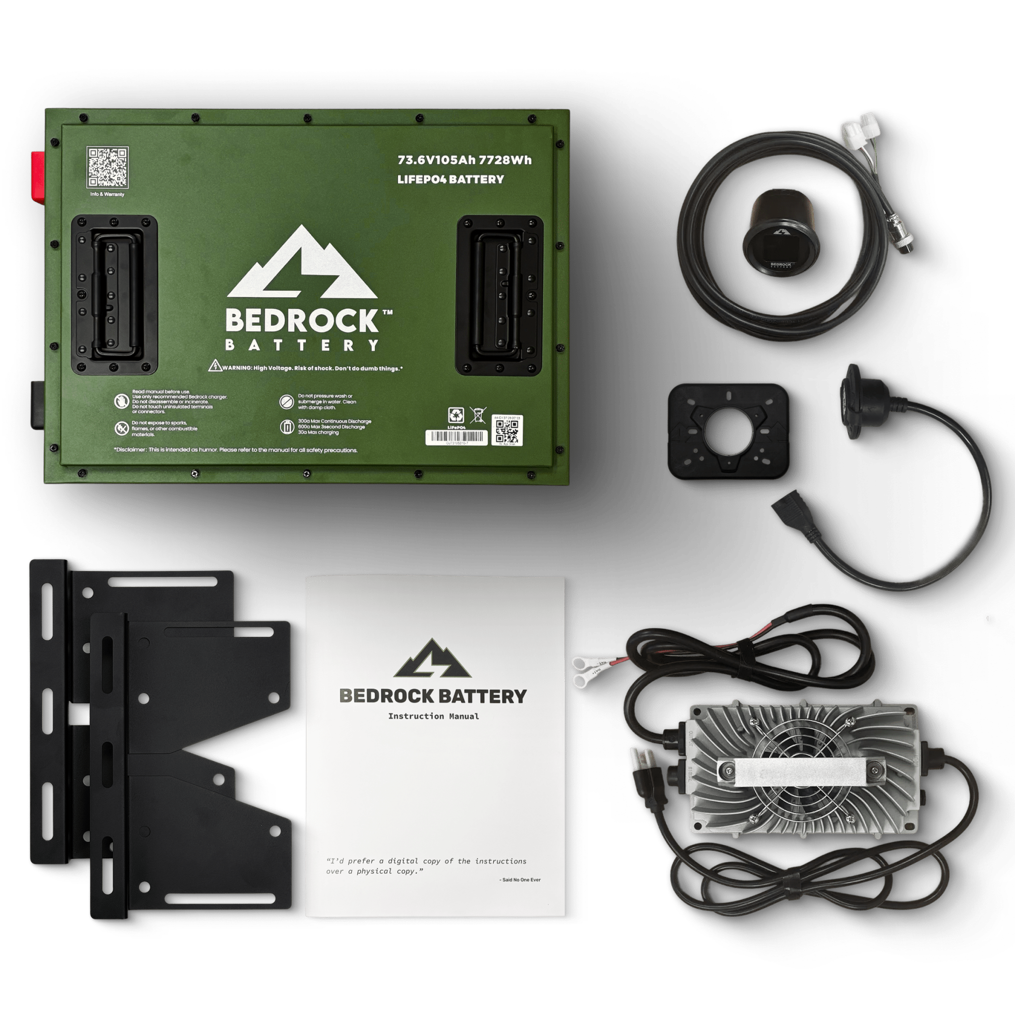 Bedrock Battery 72V 105Ah Lithium Conversion Kit - ICON / Advanced EV