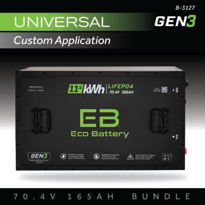 ECO Battery Universal (Other Carts) Lithium Conversion Kit - 72V 165Ah (GEN3)