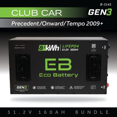 ECO Battery Club Car Precedent / Onward / Tempo (2009+) Lithium Conversion Kit - 48V 160Ah (GEN3)
