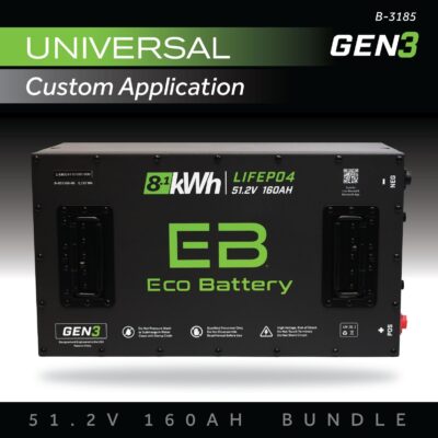ECO Battery Universal (Other Carts) Lithium Conversion Kit - 48V 160Ah (GEN3)