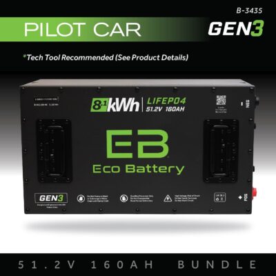 ECO Battery Pilot Car Lithium Battery Kit - 48V 160Ah (GEN3)