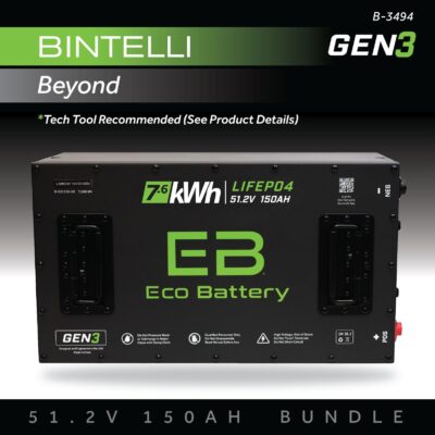 ECO Battery Bintelli Beyond Lithium Battery Kit - 48V 150Ah (GEN3)