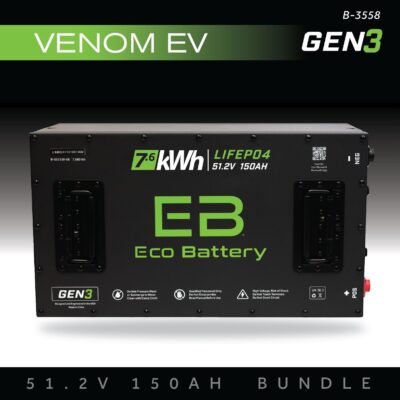 ECO Battery Venom EV Lithium Battery Kit - 48V 150Ah (GEN3)