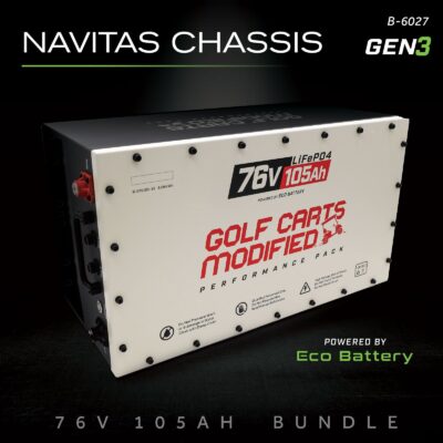 ECO Battery Navitas Chassis Lithium Battery Kit - 76V 105Ah (GCModified)