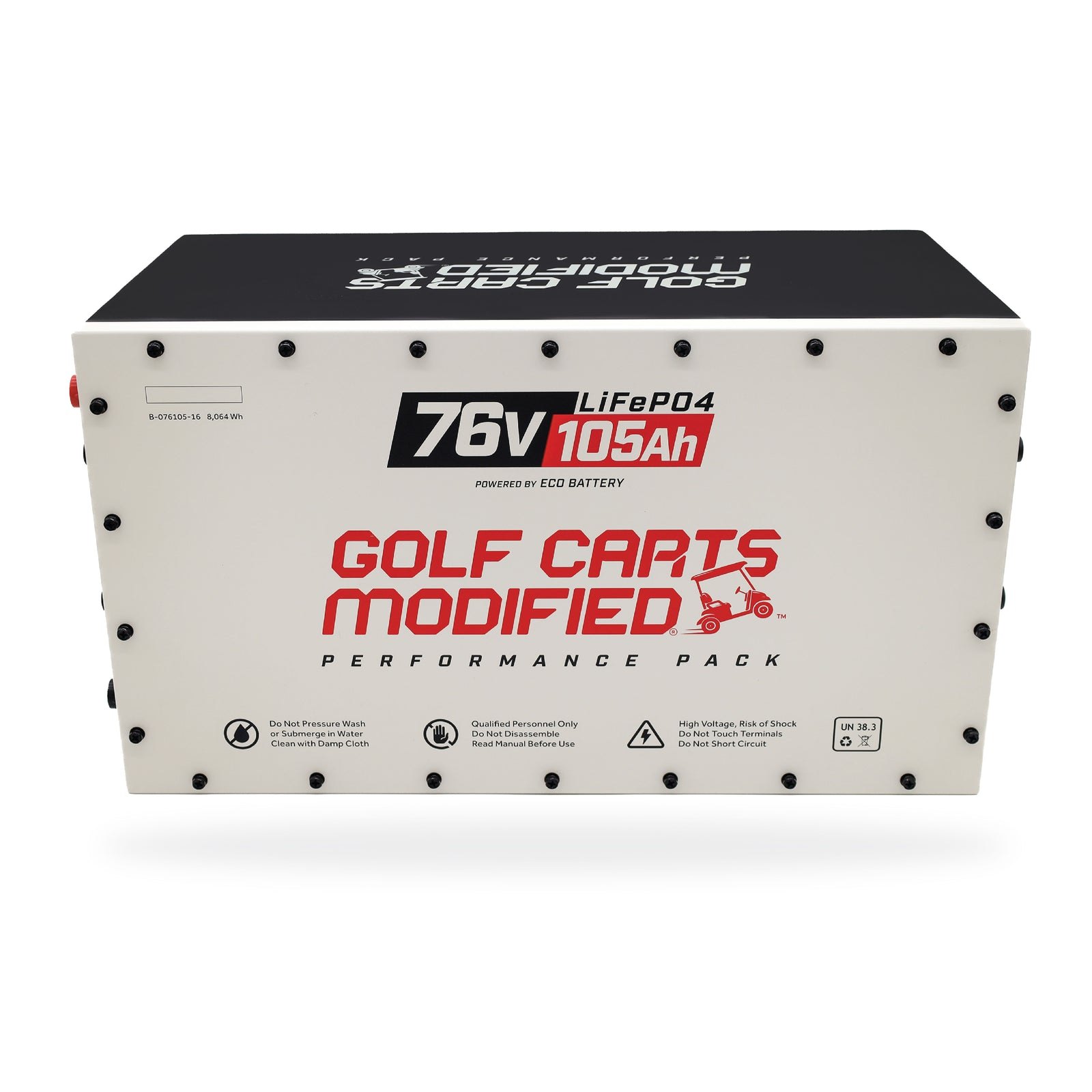 ECO Battery Club Car Precedent / Onward / Tempo (2009+) Lithium Conversion Kit - 76V 105Ah (GCModified)