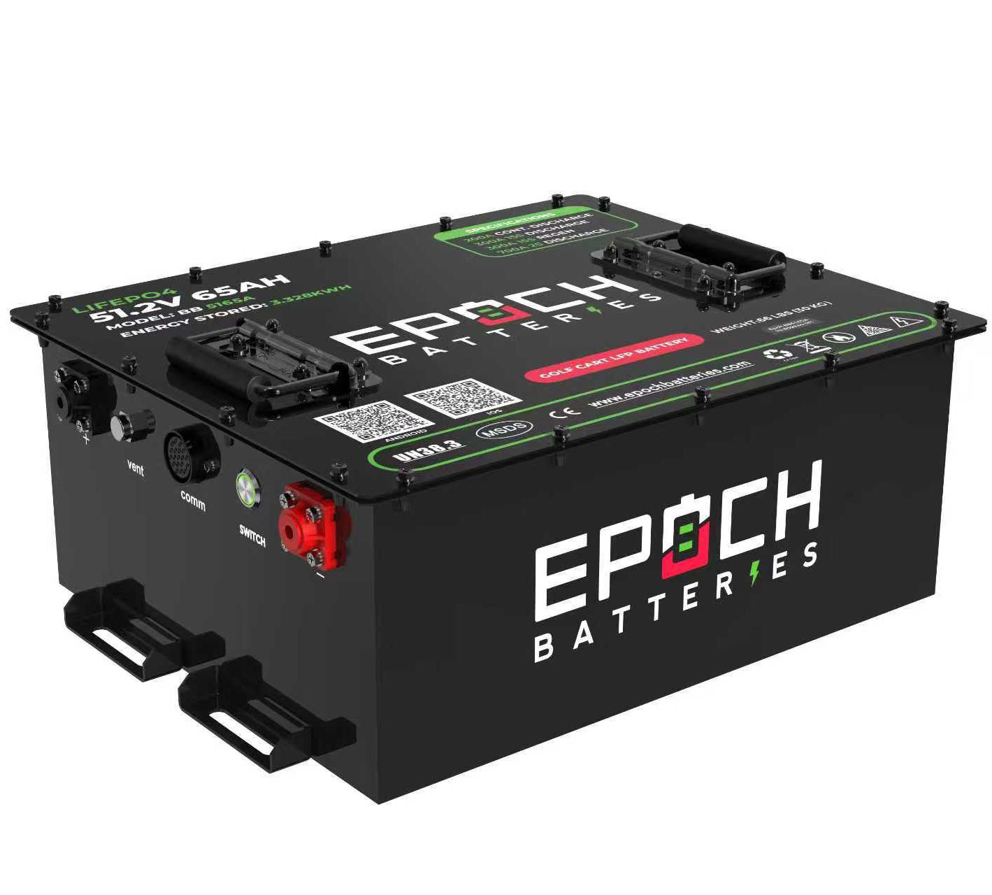 EPOCH Batteries EZGO RXV Lithium Conversion Kit - 48V 65Ah