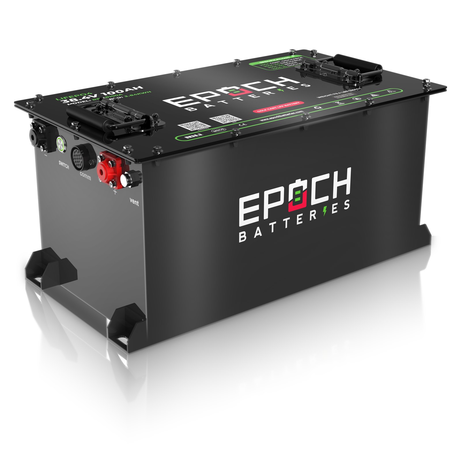EPOCH Batteries EZGO TXT Lithium Conversion Kit - 36V 100Ah