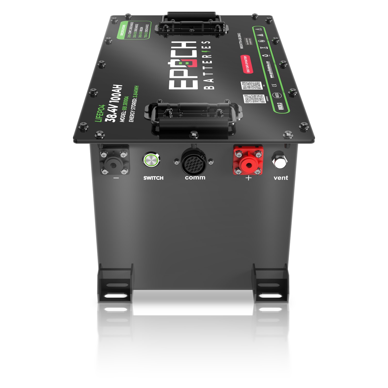 EPOCH Batteries EZGO TXT Lithium Conversion Kit - 36V 100Ah