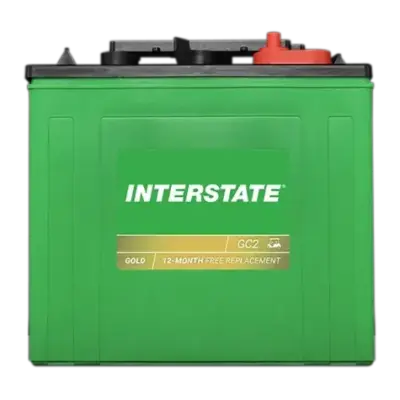 Interstate GC2-ECL 6V Extreme Cycle Flooded Deep-Cycle Golf Cart Battery (GC2, 225Ah)