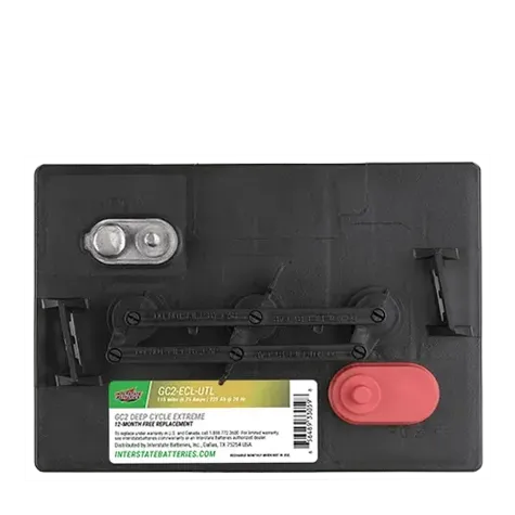 Interstate GC2-ECL 6V Extreme Cycle Flooded Deep-Cycle Golf Cart Battery (GC2, 225Ah) - view 2