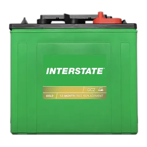 Interstate GC2-ECL 6V Extreme Cycle Flooded Deep-Cycle Golf Cart Battery (GC2, 225Ah)