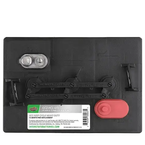 Interstate GC2-HCL 6V High Cycle Flooded Golf Cart Battery Set of 8 (48V cart) - view 2