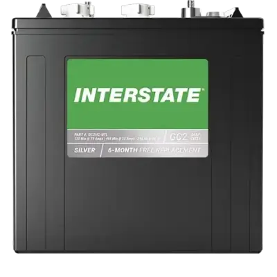 Interstate GC2HC 6V High Cycle Flooded Golf Cart Battery Set of 6 (36V cart)